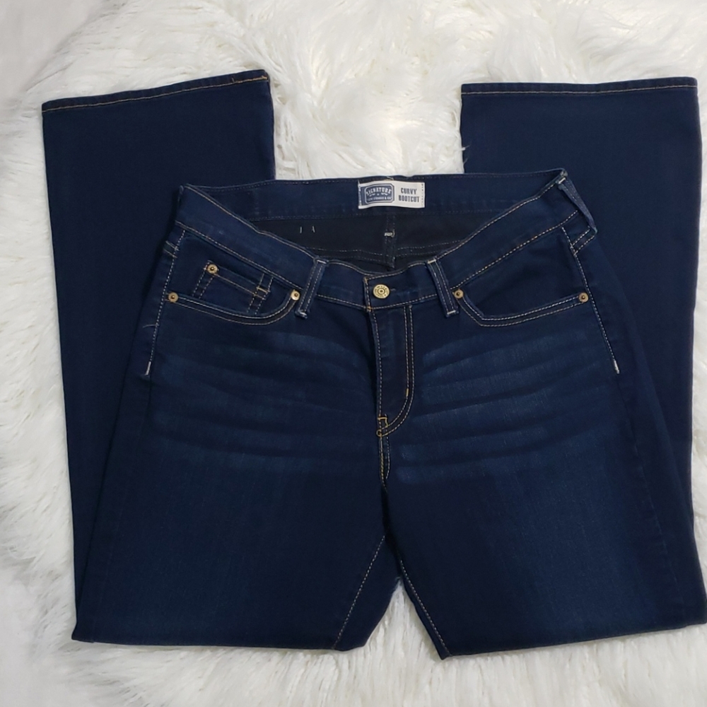 LEVI'S Curvy Boot Cut Dark Wash Jeans - Picture 2 of 8